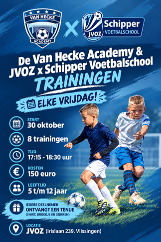 Van Hecke Academy & JVOZ x Schipper Voetbalschool trainingen - JVOZ (1)